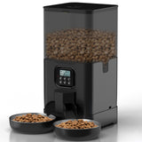 Automatic Digital Pet Feeder Double Food Bowl Dispenser 6L