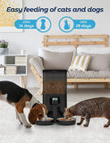 Automatic Digital Pet Feeder Double Food Bowl Dispenser 6L