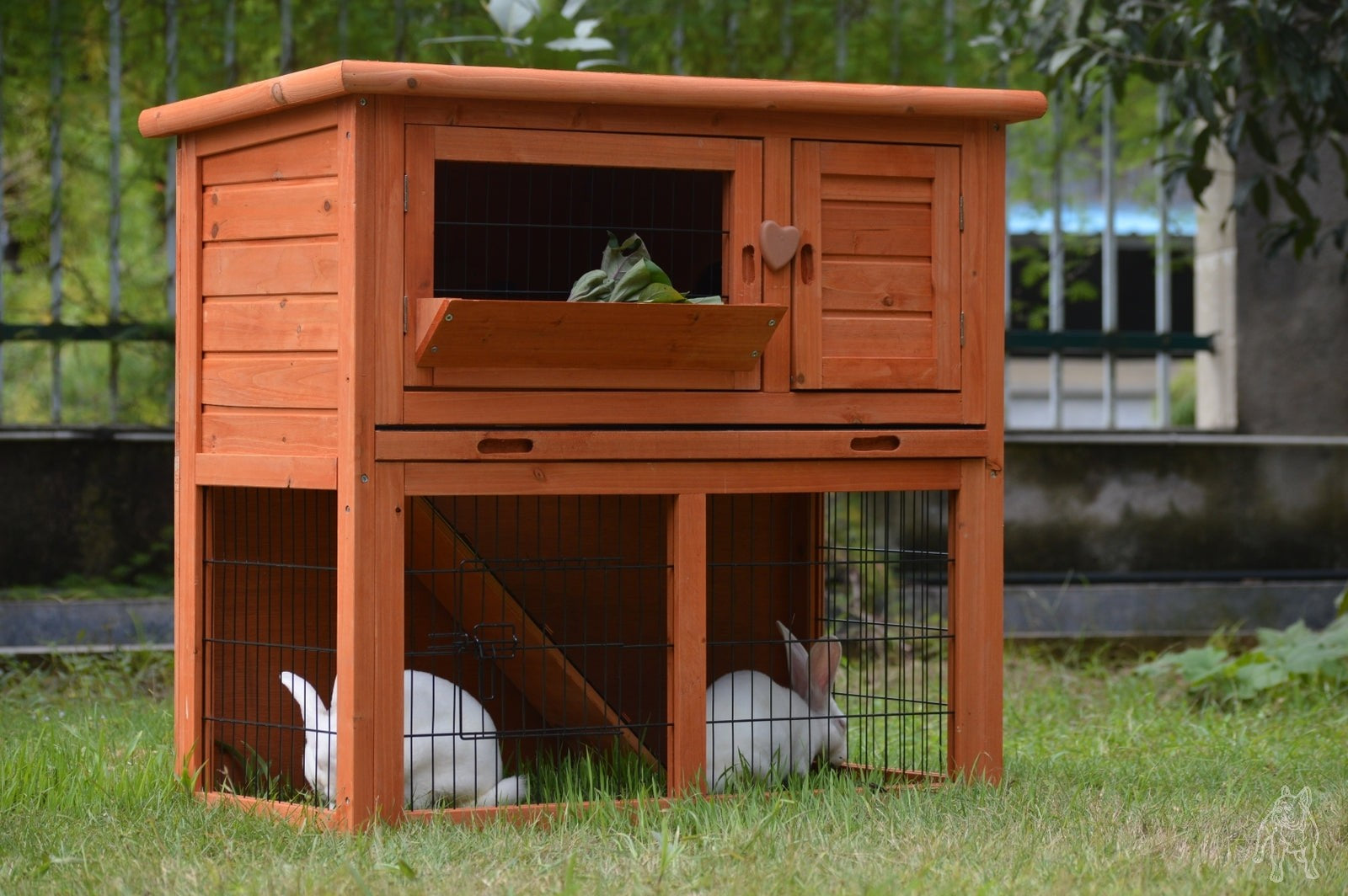 YES4PETS Double Storey Rabbit Hutch
