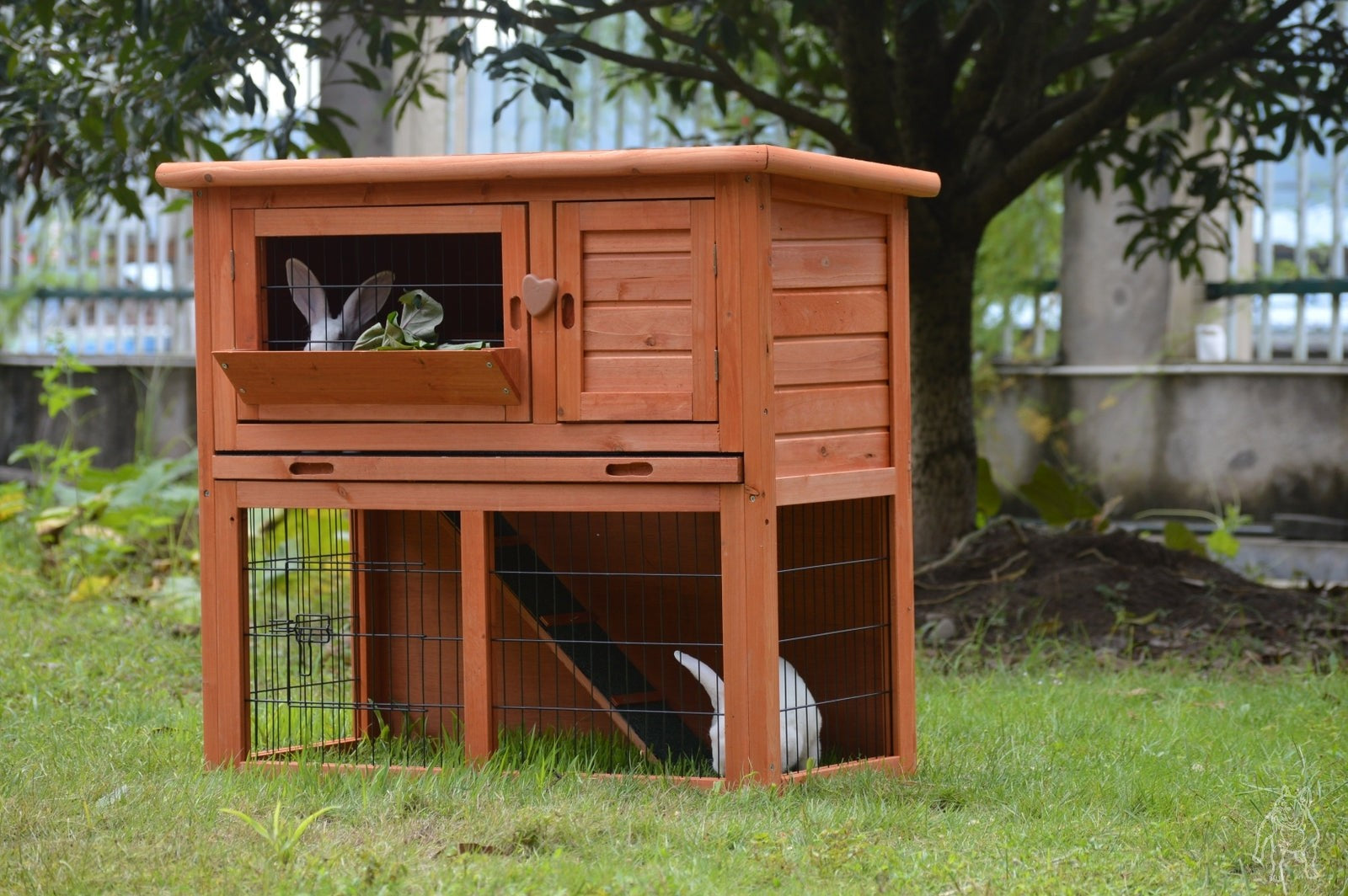 YES4PETS Double Storey Rabbit Hutch