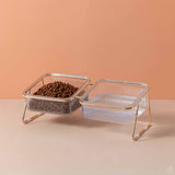 Pet Food Water Bowls - 2 Large Bowl Dishwasher Safe