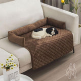 Waterproof Pet Mat for Sofa, Car & Bed- Brown