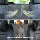 Pet Car Seat Cover with Mesh Window