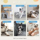 Pet Hair Removal Tool Set - Multi-Purpose Sweeper with Scraper