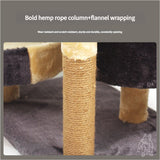 Natural Solid Wood Cat Climbing Frame 50*33*53CM
