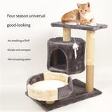 Natural Solid Wood Cat Climbing Frame 50*33*53CM
