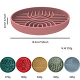 Green Silicone Slow Feeder Bowl for Dogs