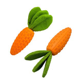 Durable Rubber Carrot Pet Toy