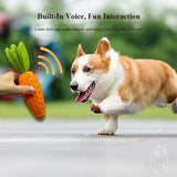 Durable Rubber Carrot Pet Toy