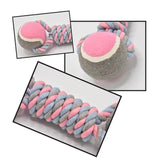 Durable Cotton Rope and Tennis Ball Pet Toy Set