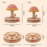 Large Pink Interactive Cat Scratching Post with Ball Track