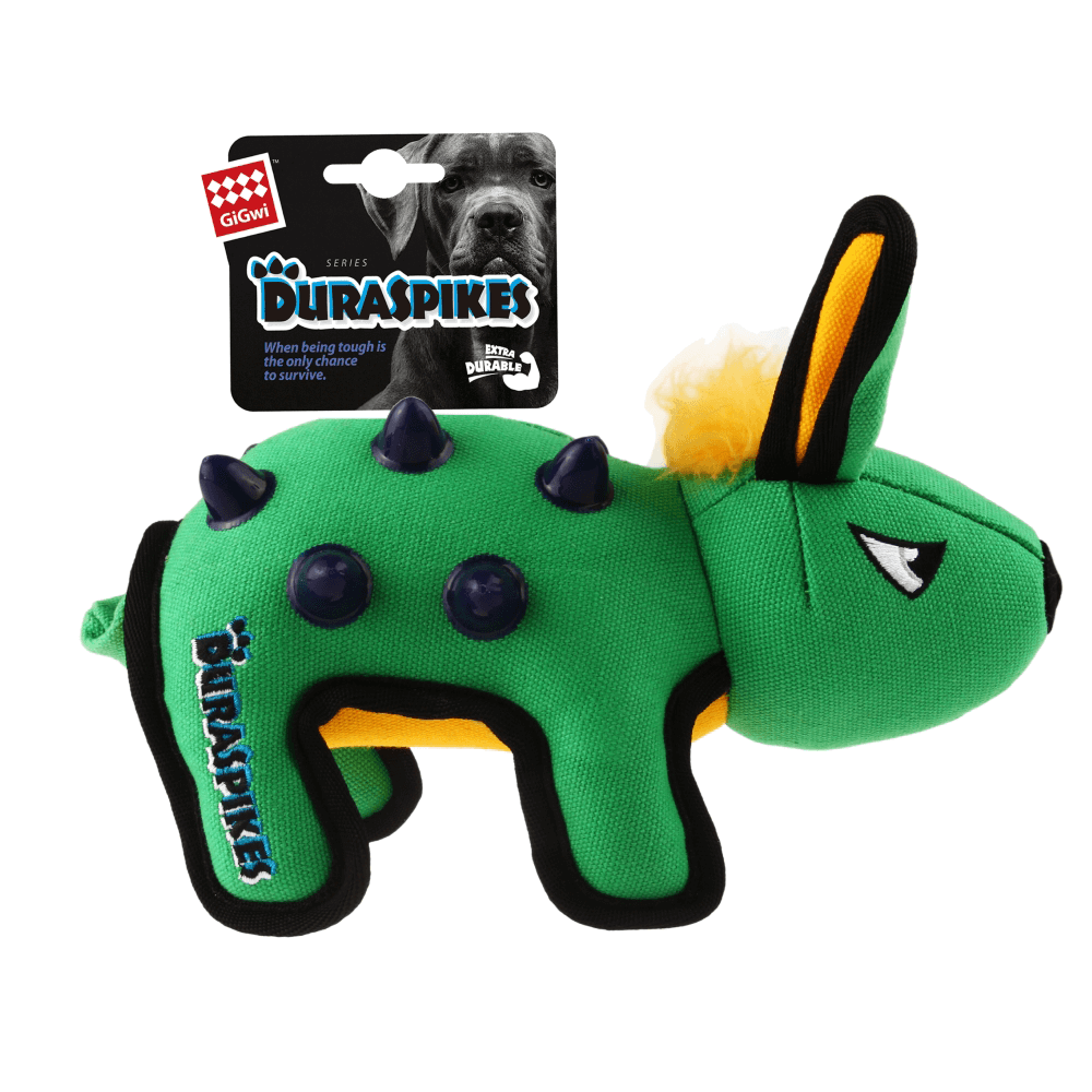 GiGwi Duraspikes Rabbit – Tough Plush Toy for Heavy Chewers
